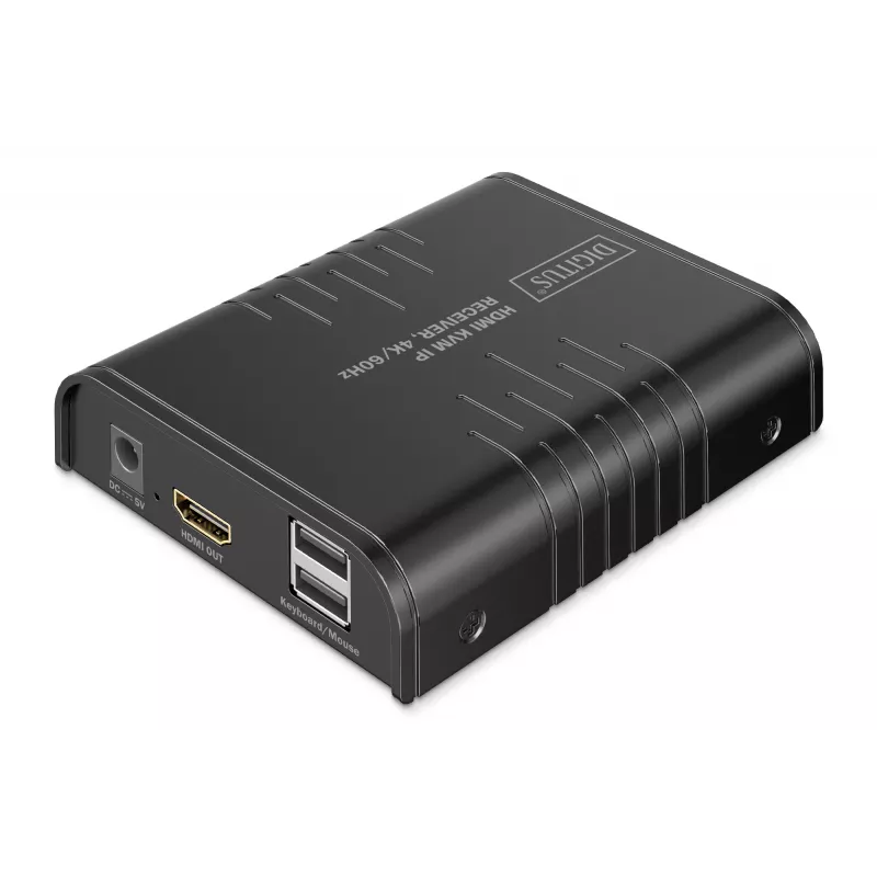Digitus HDMI KVM IP uztvērējs 4K/60Hz vadu 200m
