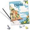 Gleznošanas komplekts Ravensburger CreArt Capri – audekla gleznošanas komplekts