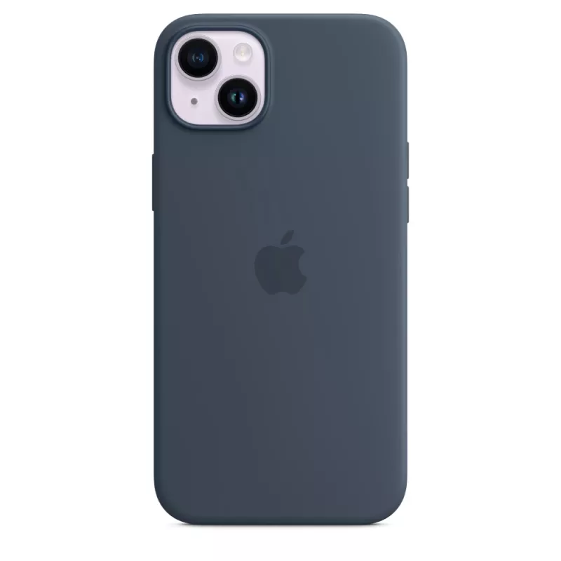 Silikona maciņš Apple iPhone 14 Plus MagSafe Storm Blue