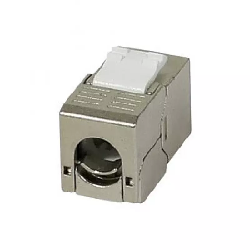 Synergy 21 Keystone Module TP Socket RJ45 CAT6A 500MHz Short with kabelis Clamp - kabelis - Digitāls/Dati