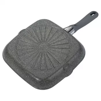 Grill panna BALLARINI 75002-941-0 kvadrātveida pelēka 28 cm