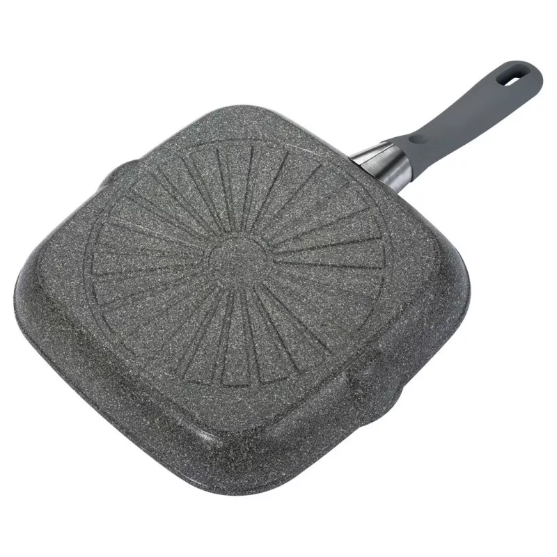 Grill panna BALLARINI 75002-941-0 kvadrātveida pelēka 28 cm