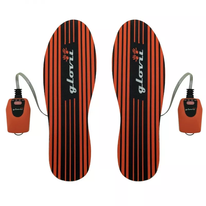 Apsildāmā zolīte Glovii GW4U unisex, 100% poliesters, izmērs EU 36–48, sarkana/melna, litija jonu akumulators