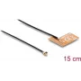 Antenna DELOCK 2.4 GHz I-PEX MHF® I spraudnis daudzvirzienu 2–3 dBi ar 15 cm FPC kabeli iekšējai līmējošai montāžai