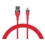 USB A-Lightning kabelis 1m sarkans