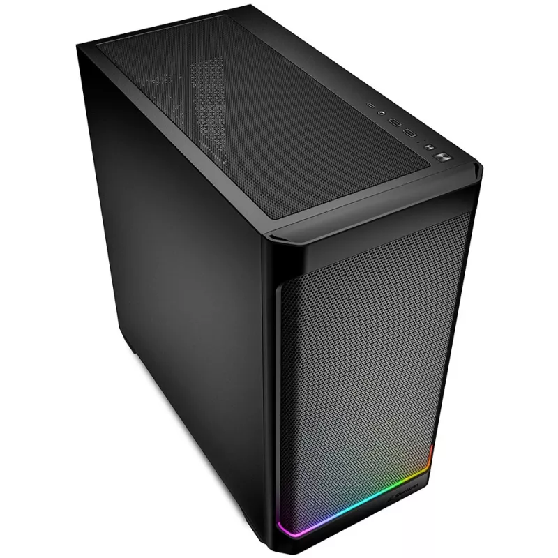 Sharkoon MK4 RGB Strip Micro Tower Melns