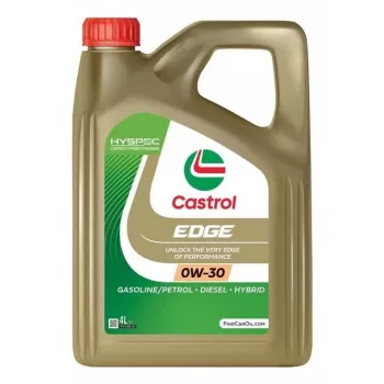 Motoreļļa Castrol EDGE 0W-30 Titanium 1 L — sintētiskā motoreļļa, viskozitāte 0W-30, 1 L pudele