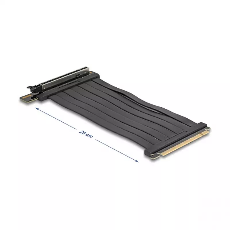 PCI Express 5.0 x16 paplašinājuma karte DELOCK 81289, x16 slots, 20 cm kabelis