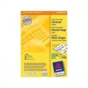 Pašlīmējošās etiķetes Avery Universal 105x148mm Zaļa