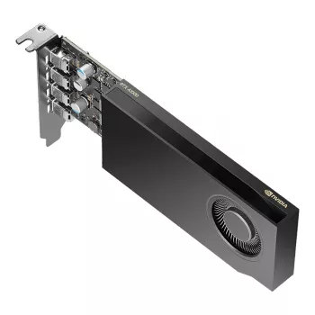 PNY NVIDIA RTX A1000 - grafikas kartes - RTX A1000 - 8GB GDDR6 - PCIe 4,0 x8 Low-Profile - 4 x Mini DisplayPort (VCNRTXA1000-PL)