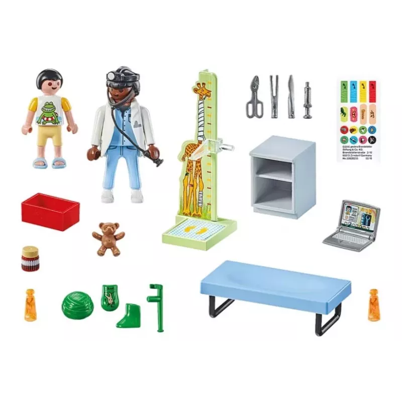 Figūru komplekts Action Heroes 71619 Pediatrs ar rotaļu lācīti