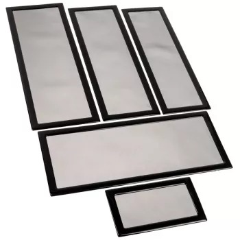 Demciflex putekļu filtru komplekts Lian Li O11 Dynamic - melns/melns