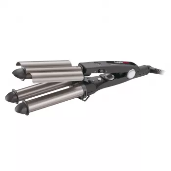 Lokšķēres BaByliss PRO TRIPPLE WAVER — 125 W, melnas, 2,7 m vads