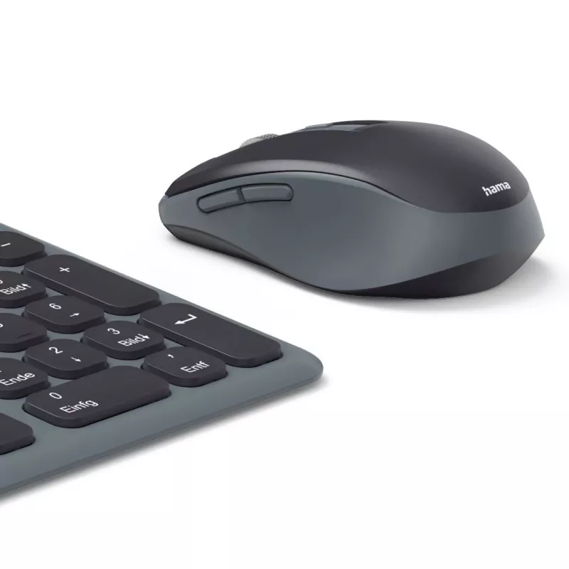 Daudzaparatūras tastatūras un peles komplekts melns