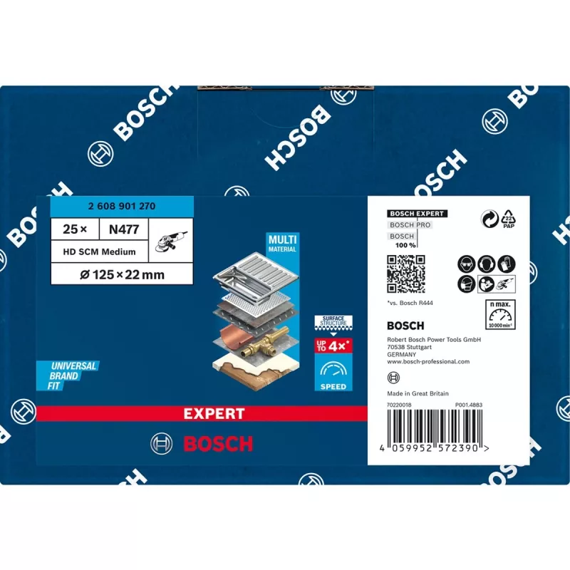 Bosch 2 608 901 270 Leņķa slīpmašīnas piederums Slīpēšanas disks