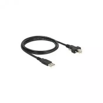 USB kabelis DeLOCK 83594 USB 2.0 1 m USB A USB B Melns
