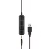 EPOS | SENNHEISER IMPACT SC 75 USB MS austiņas ar vadu, galvas saite, savienojums/Mūzika USB Type-A, melna