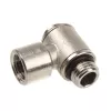 aqua computer Adapteris 90 grādu G1/4 inch AG uz G1/4 inch IG - grozāms, sudraba