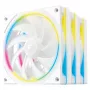 PC dzesēšanas ventilatori DeepCool FL12R SE 3in1 balta — 3 ventilatoru komplekts, balta apdare