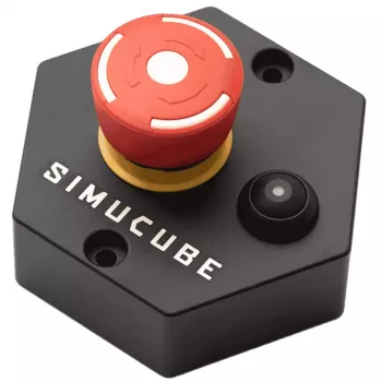 Button Simucube Premium Torque off button, Melns/Red, 120×120×70 mm