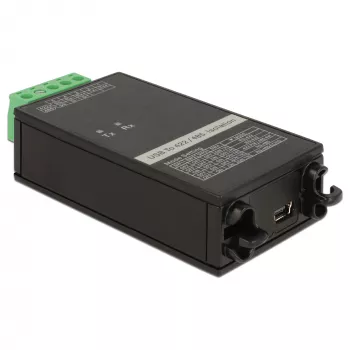 Kabeļa pārveidotājs DeLOCK 62501 USB 2.0 RS-422/485 melns zaļš