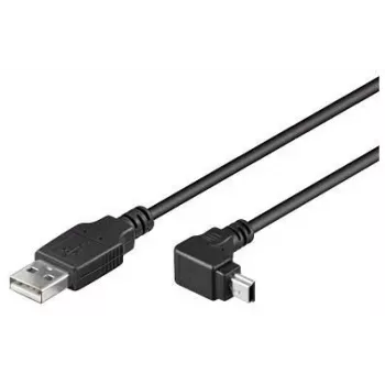 Microconnect USBAMB52A USB kabelis USB 2.0 1.8 m USB A Mini-USB B Melns