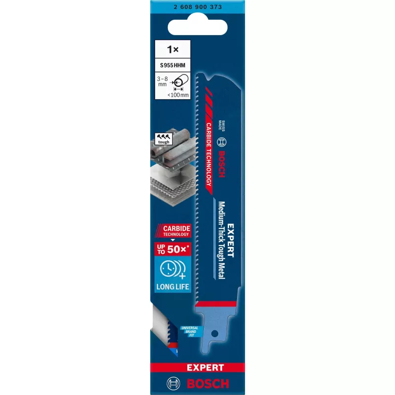 Bosch EXPERT ‘MEDIUM-THICK TOUGH METAL’ S 955 HHM zāģa asmens Augsta oglekļa tērauda (HCS) 1 gab.