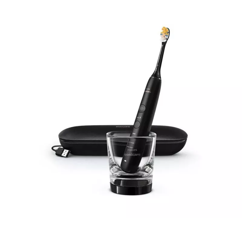 Philips HX9911/17 elektriskā zobu birste Pieaugušajiem Skaņas zobu birste Melna
