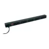 APC RACK PDU BASIC ZERO U 10A 230V strāvas sadales bloks (PDU) 15 maiņstrāvas kontaktligzdas 0U Melns