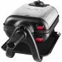 Tefal WM756D vafeļu panna 2 vafelēm 1200 W melna, nerūsējošs tērauds