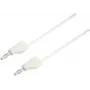 VOLTCRAFT Testa vads [4 mm spraudnis - 4 mm spraudnis] 2 m balts MSB-300 (MSB-300-2-WS)