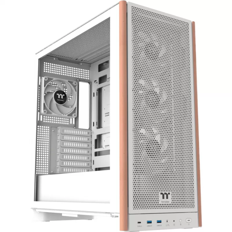 Thermaltake korpuss S370 WS Midi Tower Snow balta - Midi/Mini tornis - ATX (CA-11J-00M6WN-00)