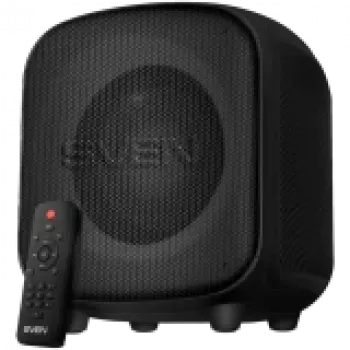 Skaļrunis SVEN PS-555, melns, jauda 65 W (RMS), TWS, Bluetooth, USB, microSD, tālvadības pults, litija baterija