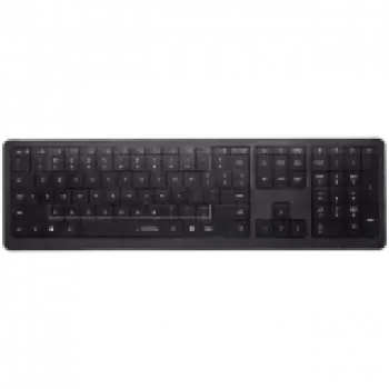 Bezvadu tastatūra CLEVETURA CLVX 1 Touch-On-Keys AI, ANSI US Windows izkārtojums, šķērveida slēdži, alumīnija korpuss, interaktīva RGB apgaismojums