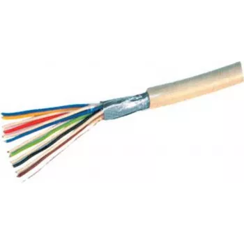 Telefona kabelis ShiverPeaks 76860-25 6x2x0,6 mm apaļš — iebūvējamai instalācijai