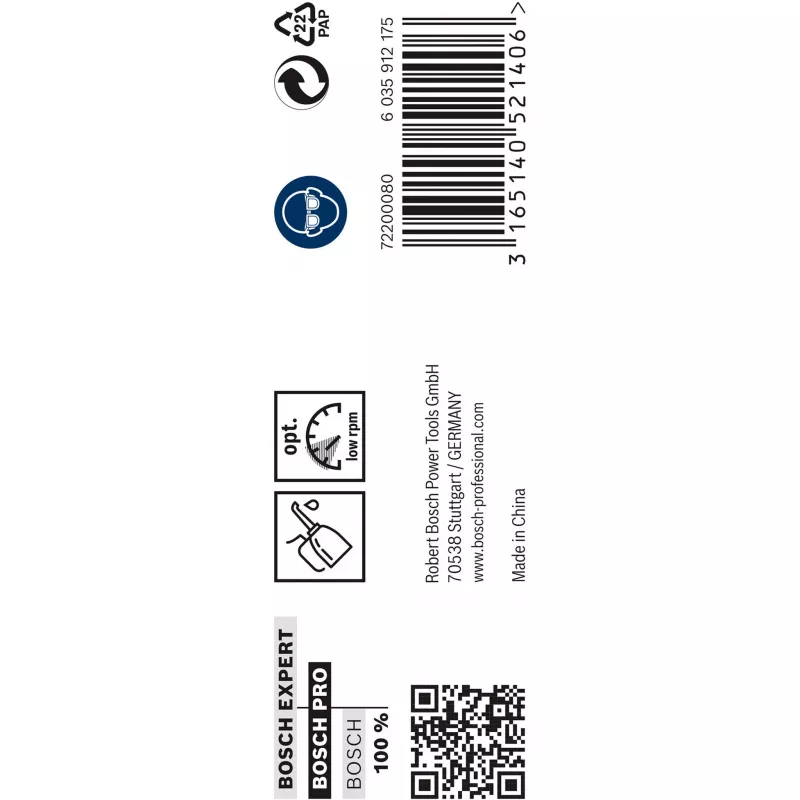 Urbju komplekts Bosch HSS Cobalt 2608585905, 5 gab.