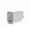 Universal charger 2x3A USB C + USB A Jauda Delivery Balts