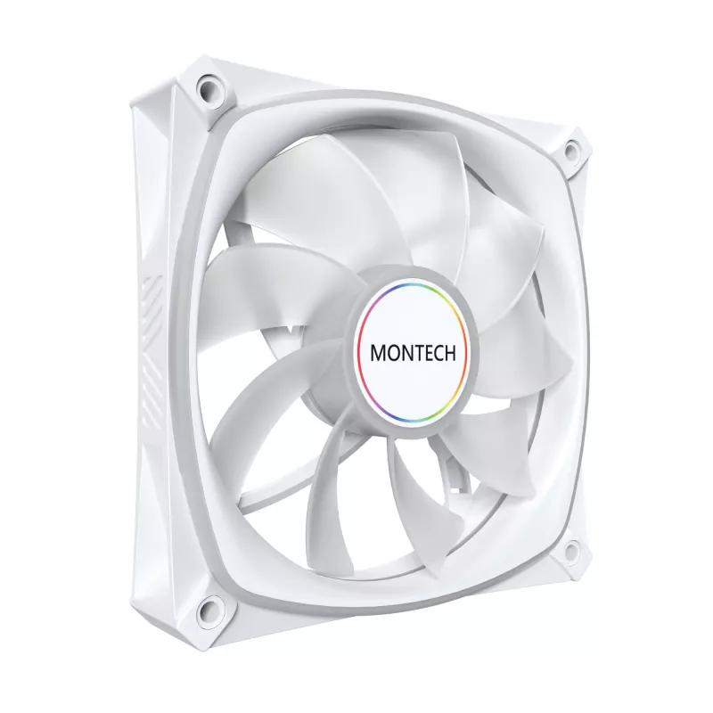 MONTECH RX120 PRO balts 120 mm ARGB korpusa ventilators