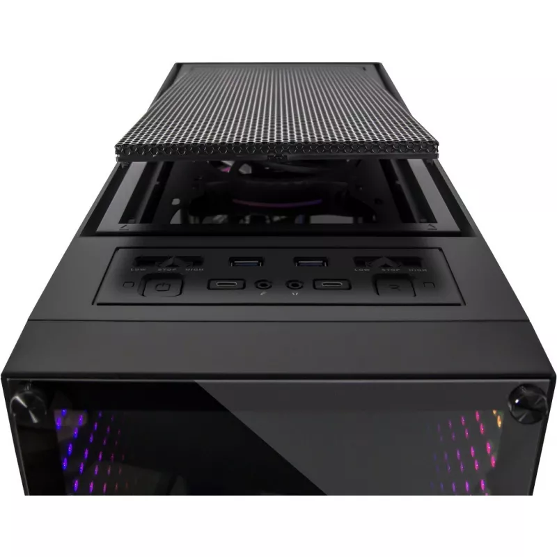 Inter-Tech X-908 Infini2 torņa tipa korpuss, melns