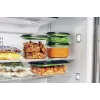 Pārtikas uzglabāšanas konteiners FoodSaver FFC023X 1,8 L ovāls Tritan, melns caurspīdīgs, vakuuma sūknis, mazgājams trauku mazgājamajā mašīnā