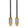 HDMI kabelis IBOX HD08 2 m, HDMI Type A tēviņš–tēviņš, HDMI 2.1, sudraba