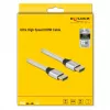 HDMI kabelis DeLOCK Ultra High Speed 48 Gbps 8K 60 Hz Sudraba 1 m