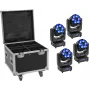 Apgaismes ķermeņi EUROLITE TMH-H240 Beam Wash Flower Effect 4x — LED efektu gaisma, kompakta ierīce