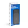 Savio BA-09 bezvadu pārnēsājamais akumulators, 10000 mAh, melns