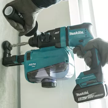 Akumulatora kombinētais āmurs DHR182ZU, 18V, rotējošais āmurs zils/melns, Bluetooth, bez akumulatora un lādētāja
