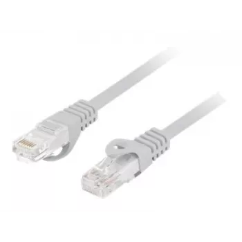 LANBERG Patchcord cat.6 UTP LSZH CU 1m pelēks, Fluke nokārtots
