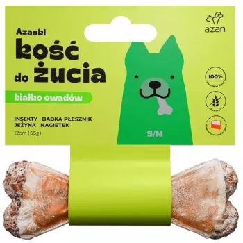 Suņu kārums Brit AZANKI Bone with Insects & Melnsberry S/M 12 cm maziem un vidējiem suņiem, bez graudiem, 55 g