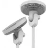 Cecotec EnergySilence 2600 Sunflower Portable akumulatora grīdas ventilators 33 cm, 12 ātrumi, oscilācija, 22 W, tālvadības pults