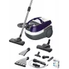 Mitrā un sausā putekļsūcējs Bosch BWD 41740 AquaWash&Clean — 1700 W, 5 L tvertne, EPA filtrs, teleskopiskā caurule, 9 m rādiuss, violets