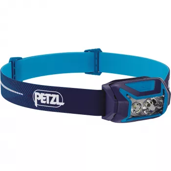 Galvas lukturītis Petzl Actik Core zils LED 100 lm USB uzlādējams